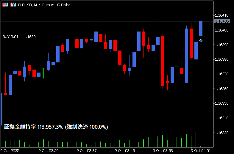 証拠金維持率表示